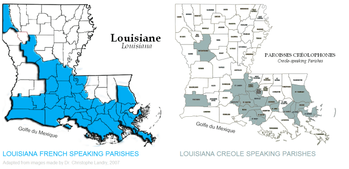 Creole vs French language